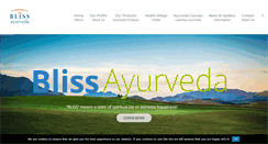 Desktop Screenshot of blissayurveda.com